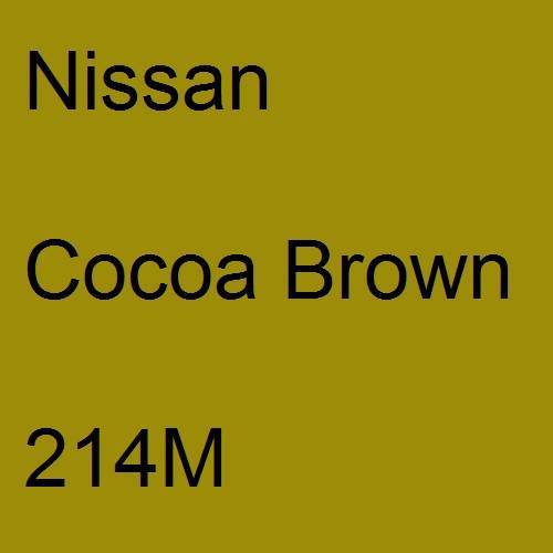 Nissan, Cocoa Brown, 214M.